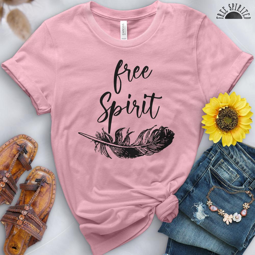 Free Spirit Feather Tee