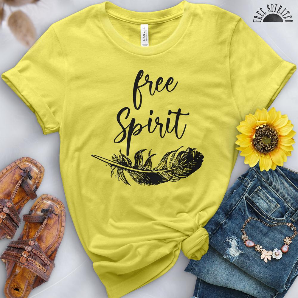 Free Spirit Feather Tee